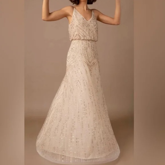 BNWT BHLDN Anthropologie Beaded Dress - Picture 10 of 10